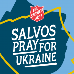 Salvos Pray for Ukraine - video resource
